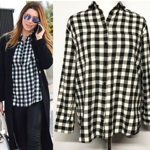 Madewell Flannel Boy Shirt In Buffalo Check - XS